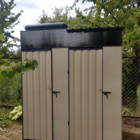 Душ - туалет металлический