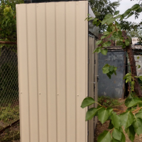 Душ - туалет металлический