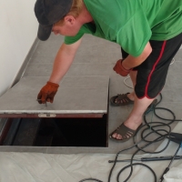 Люк под плитку