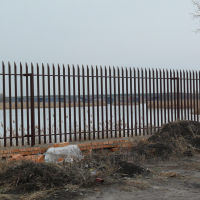 Забор решетчатый, простой