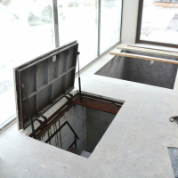 Люк в подвал под плитку