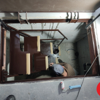 Люк в подвал под плитку