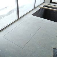 Люк в подвал под плитку