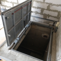 Люк невидимка без обшивки