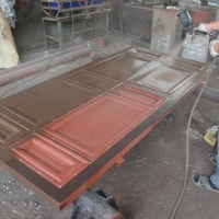 Ворота откатные, филенчатые