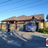 Навес из поликарбоната