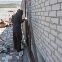 Ворота откатные, филенчатые