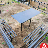 Ритуальные столы лавки из металла.