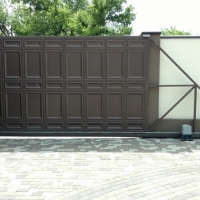 Ворота откатные, филенчатые