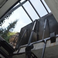 Люк автоматический обшитый