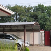 Навес из поликарбоната  POLYGAL