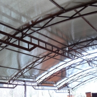 Навес из поликарбоната  POLYGAL