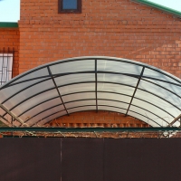 Навес из поликарбоната  POLYGAL