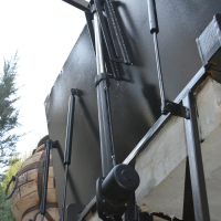 Люк автоматический обшитый