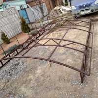 Навес из поликарбоната  POLYGAL