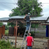 Навес из поликарбоната  POLYGAL