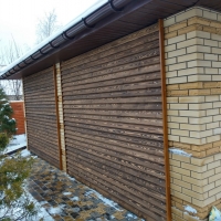 Забор жалюзи дерево