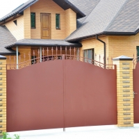 Ворота металлические, распашные