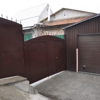 Ворота распашные из мет. листа