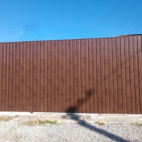 Забор из профнастила