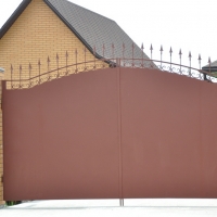 Ворота металлические, распашные