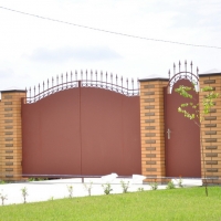 Ворота металлические, распашные