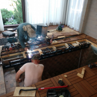 Автоматический люк в подвал.