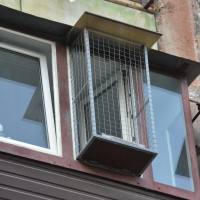 Вольер на окно ПХВ