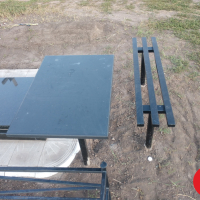 Ритуальные столы лавки из металла.