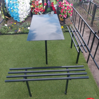 Ритуальные столы лавки из металла.