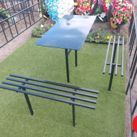 Ритуальные столы лавки из металла.