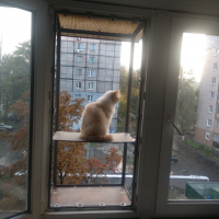 Вольер на окно ПХВ