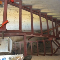 Лестница уголок швеллер