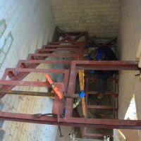 Лестница уголок швеллер