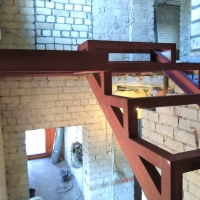 Лестница уголок швеллер