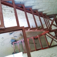 Лестница уголок швеллер