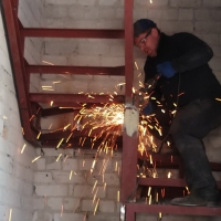 Лестница уголок швеллер