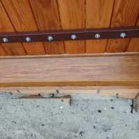 Забор обшитый деревом