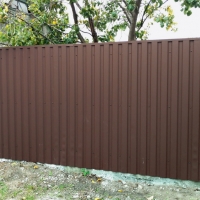 Забор из профнастила