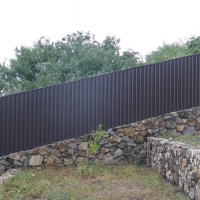 Забор из профнастила