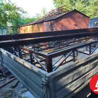 Навес из профнастила