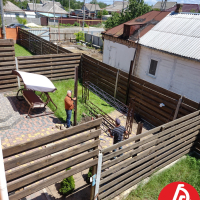 Навес из профнастила