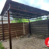 Навес из профнастила