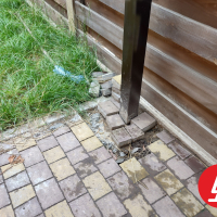 Навес из профнастила