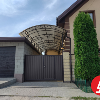 Навес из поликарбоната  POLYGAL