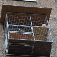 Вольер для кота. На окно.