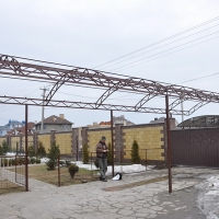 Навес из поликарбоната  POLYGAL