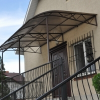 Навес из поликарбоната  POLYGAL